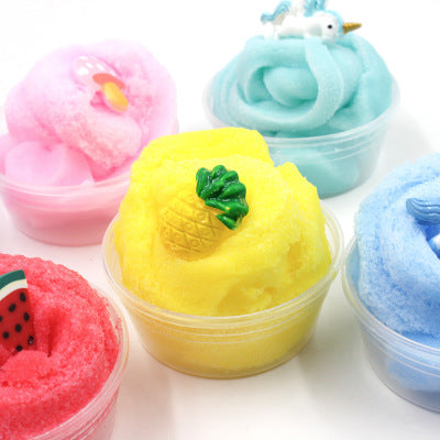 DIY Slime Silk Clay for Stress Relief - Colorful Mud