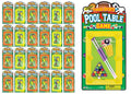 JA-RU 12 Inch Mini Pool Table Set (24 Mini Billiards) w/ 2 Cue Stick & Pool Balls. Portable Travel Size Mini Arcade Game. Office Desk Toys & Tabletop Games. Party Favors. 209-24s